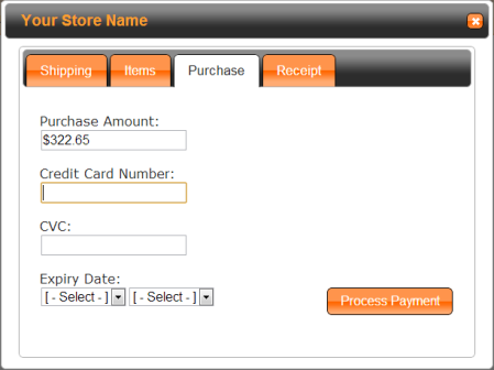 TaxCloud Credit Card Entry for Simplify Commerce